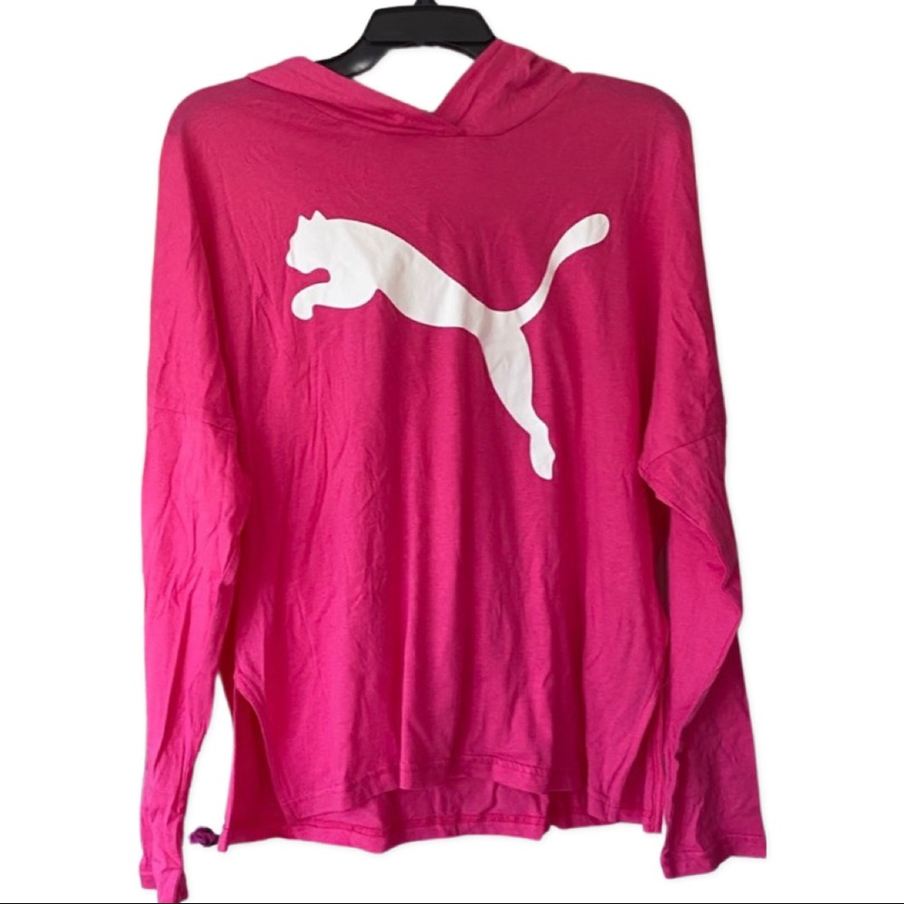 NWT Puma Hooded Long Sleeve Top